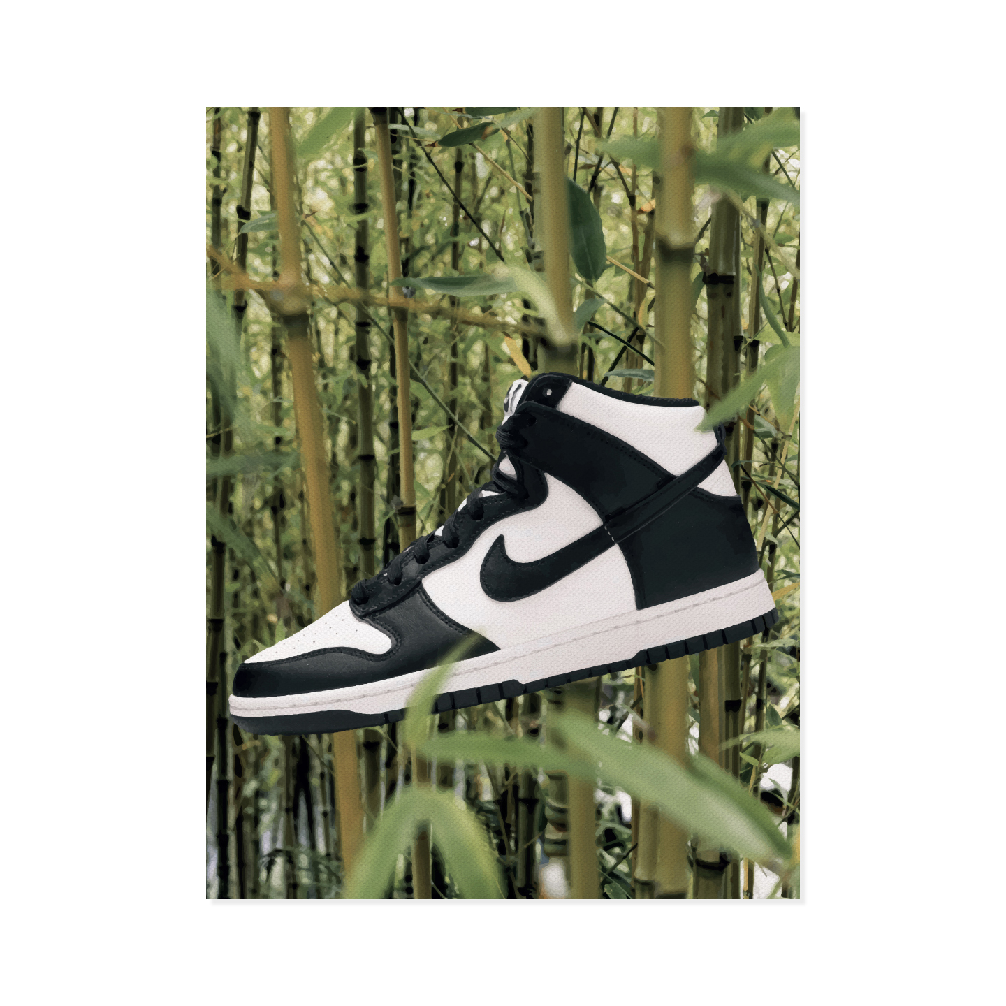 Obraz na płótnie Nike Dunk High "Panda"