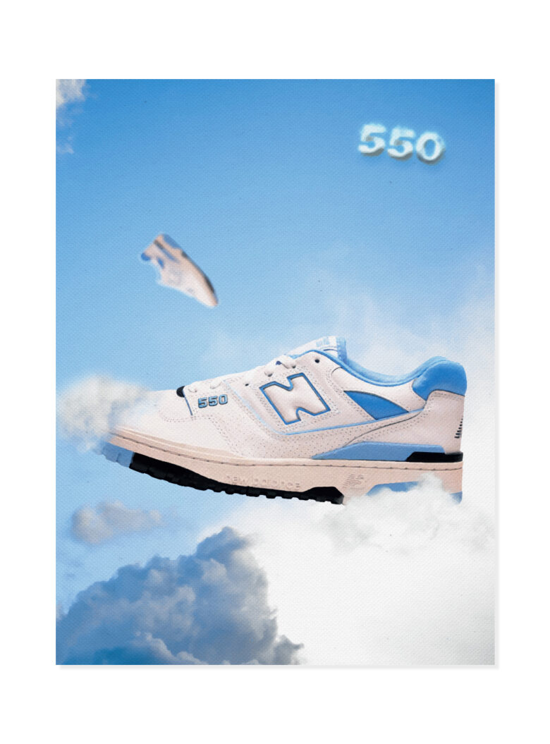 Obraz na płótnie New Balance 550 "UNC"