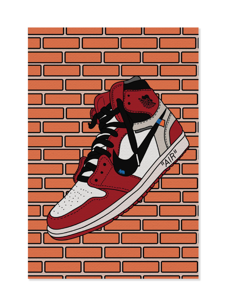 Obraz na płótnie Jordan 1 Retro High Off-White Chicago