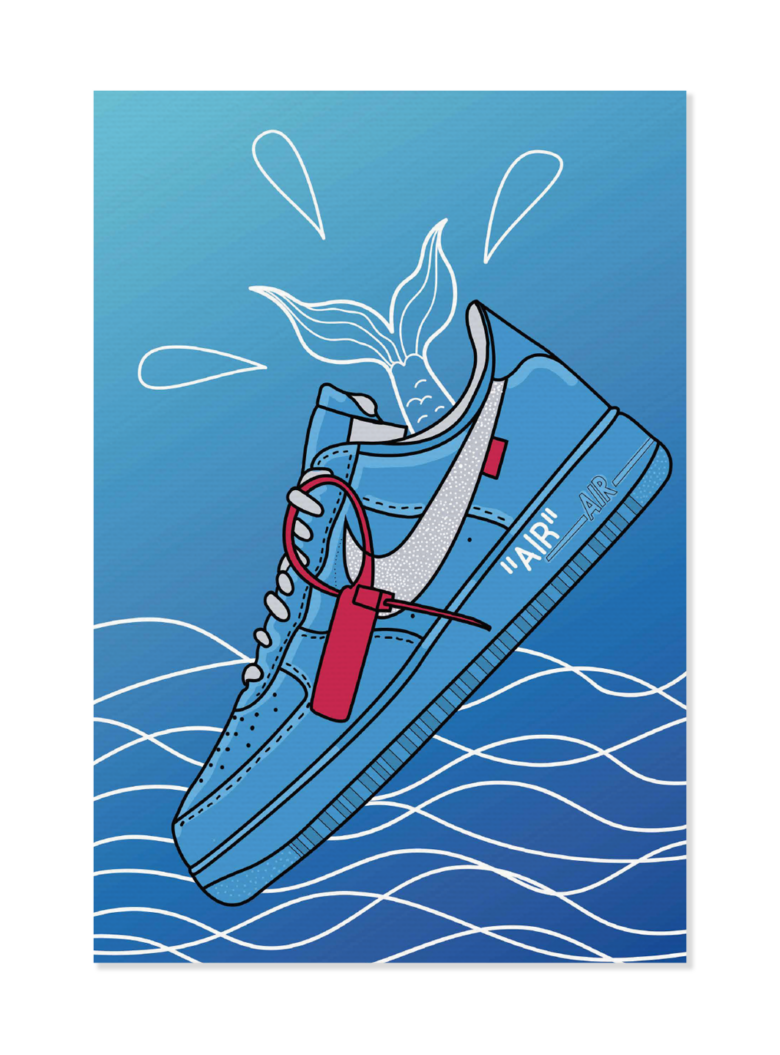 Obraz na płótnie Air Force 1 Low Off-White MCA UNC